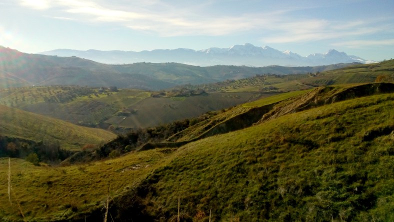 toward the gran sasso