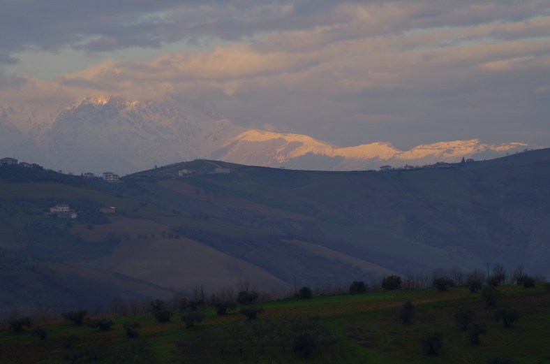 gran sasso dawn